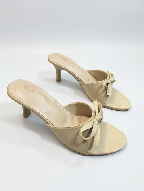 The Alara Mesh Mule - Sand beige