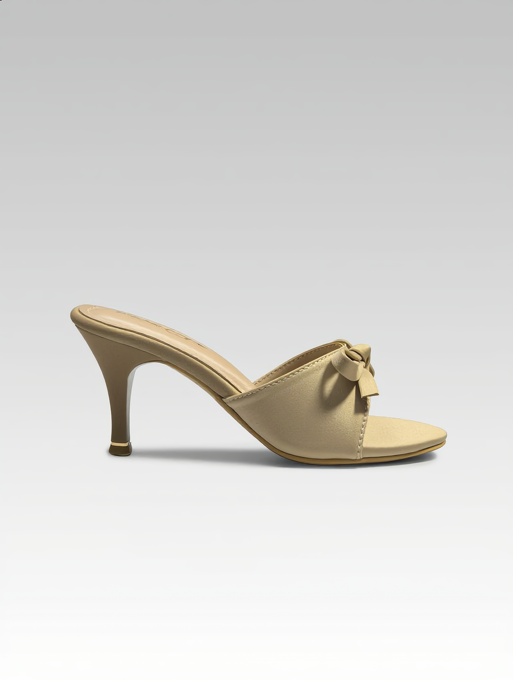 The Alara Mesh Mule - Sand beige
