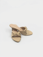 The Alara Mesh Mule - Sand beige