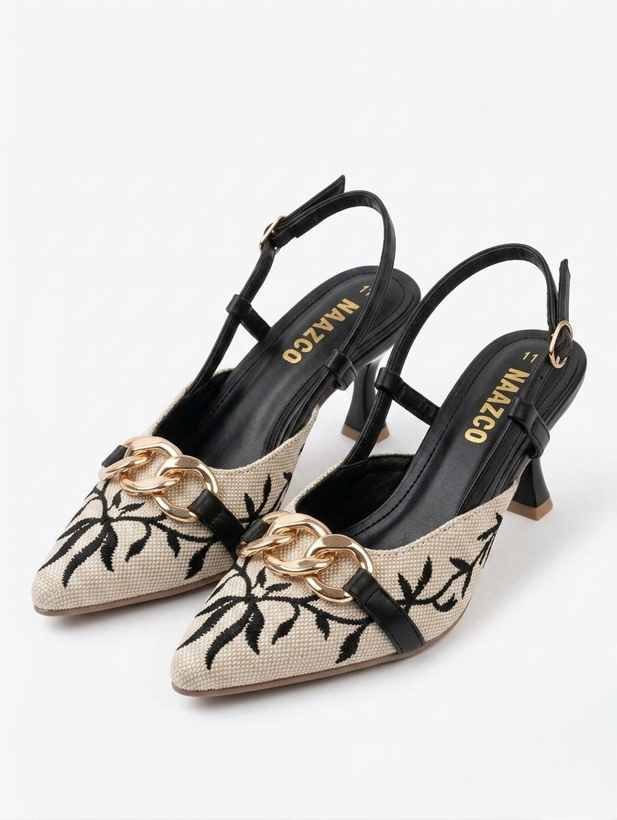 Barg Slingback Noir