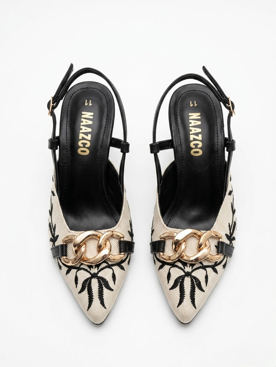 Barg Slingback Noir