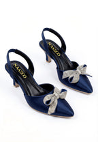 The Riva Kitten Heel - Royal Navy